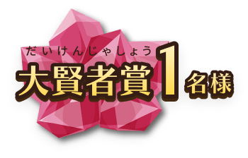 大賢者賞1名様