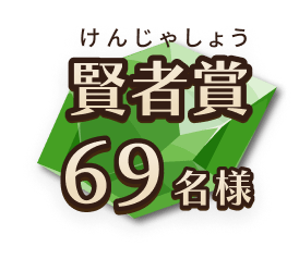 賢者賞69名様