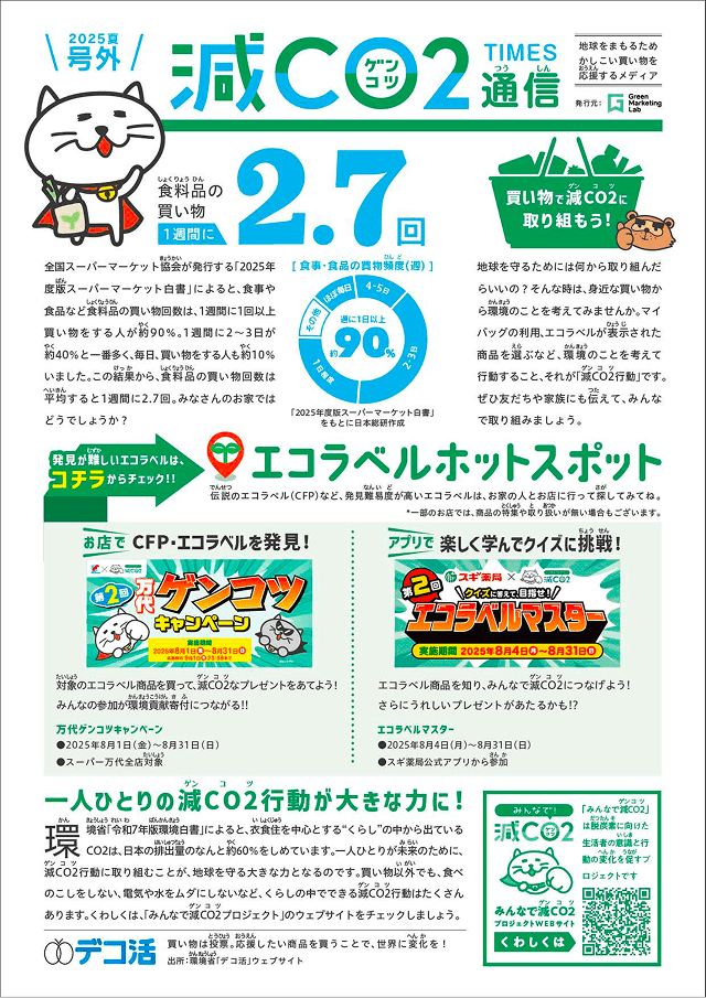 「エコラベルハンター2025」学習キットのイメージ